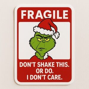 Handcrafted Fragile stickers 60 CT